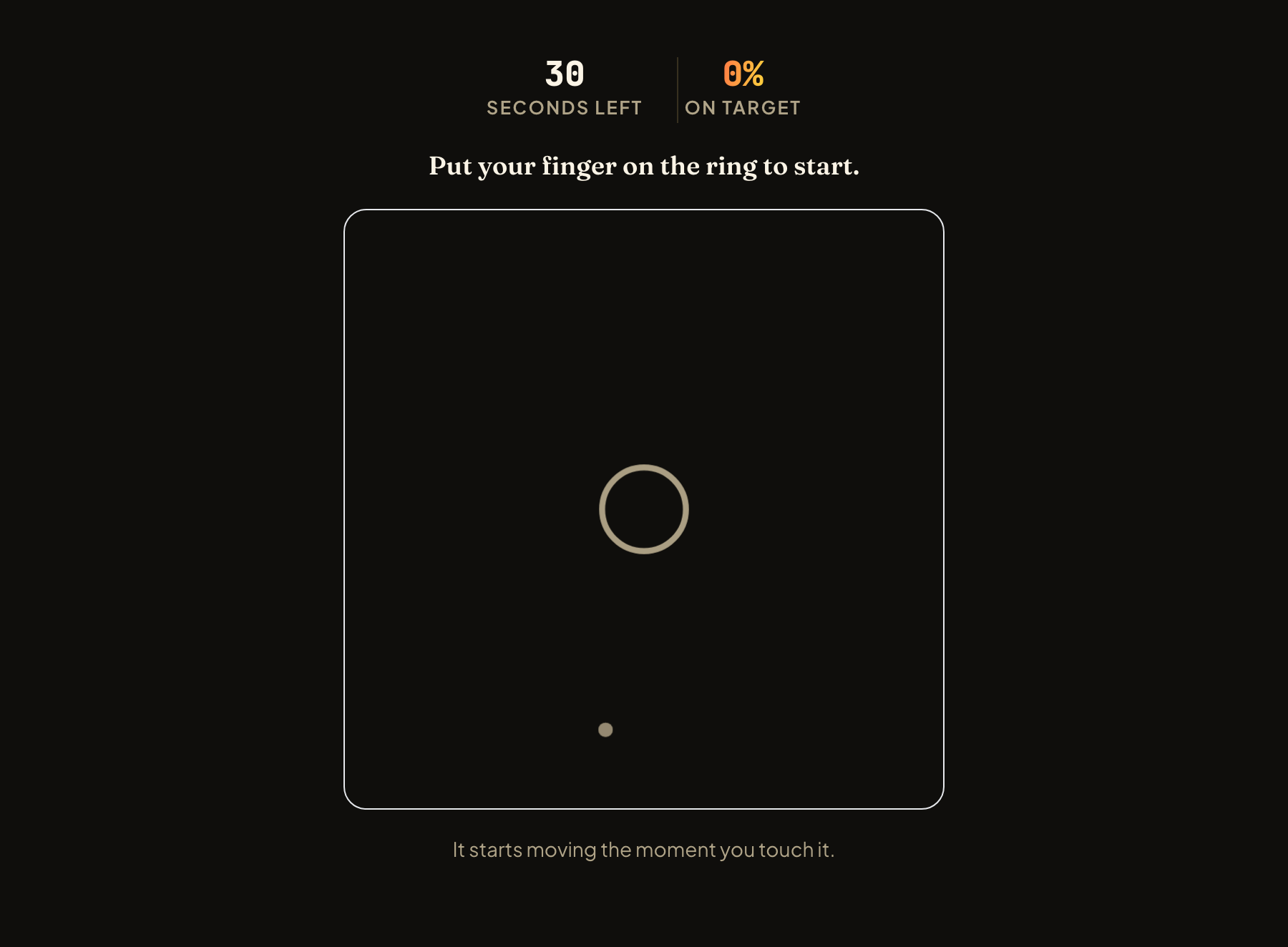 Finger Pursuit in play