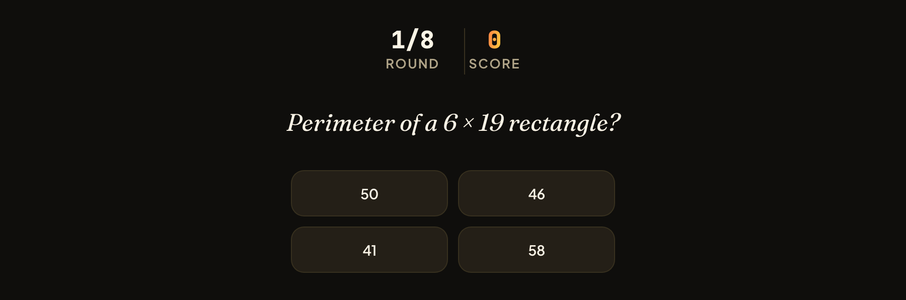 Mental Geometry in play