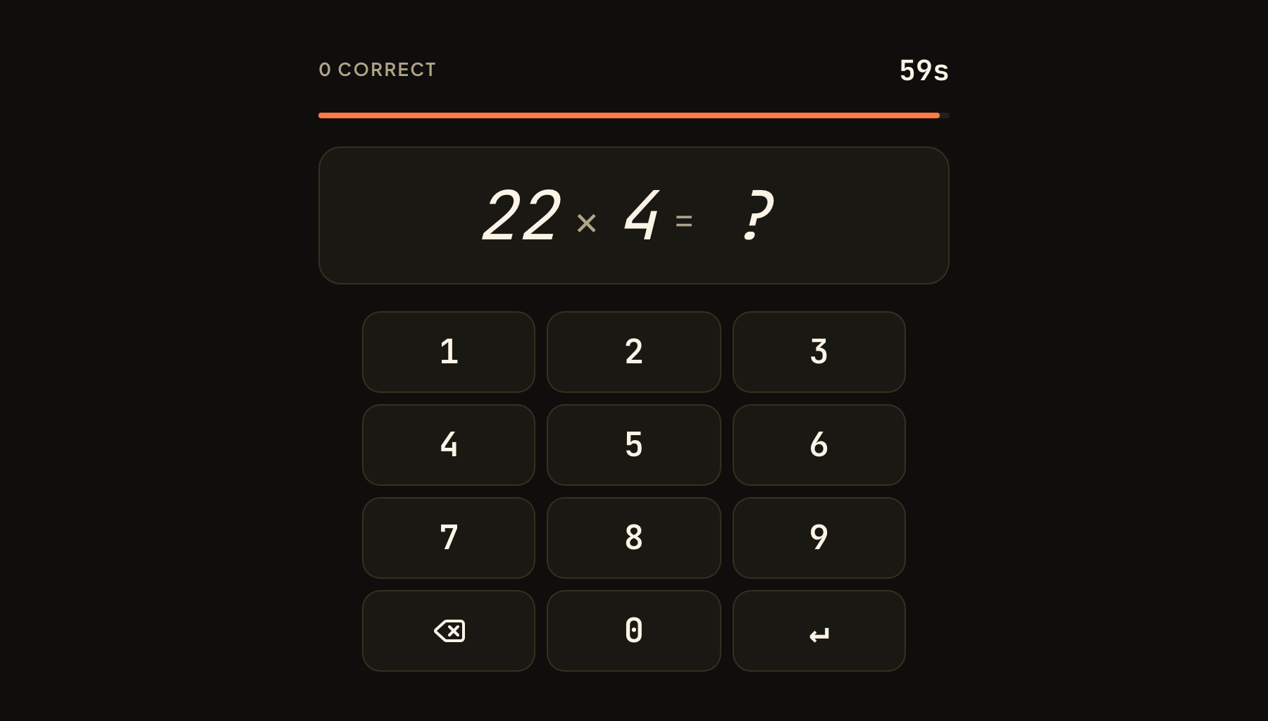 2×1-Digit Multiplication in play