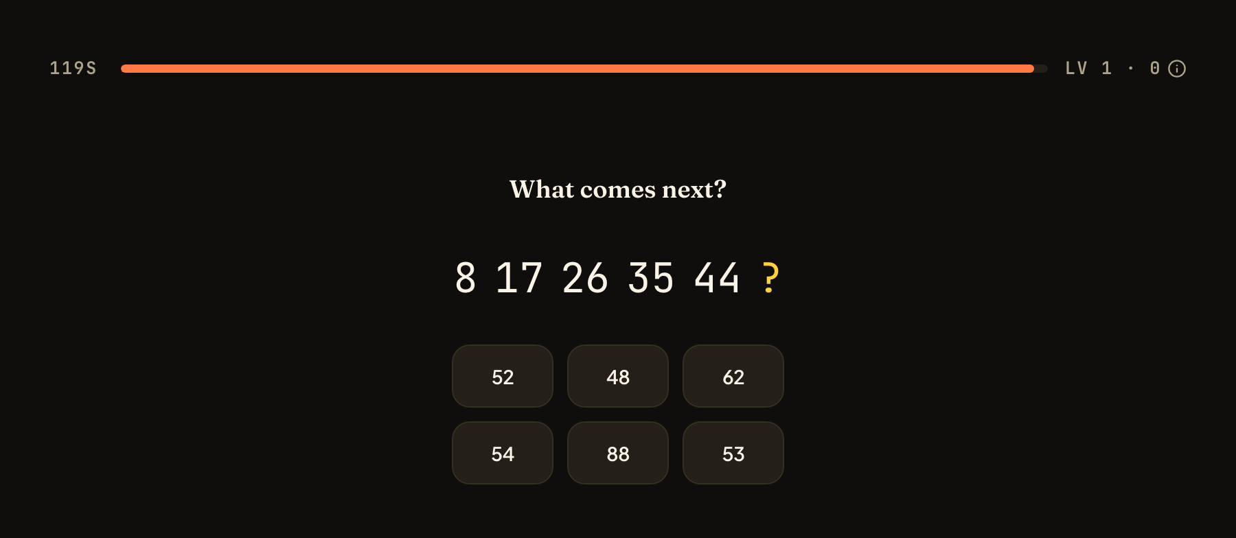 Sequence Recognition in play